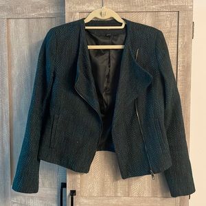 Banana Republic tweed pattern blazer jacket